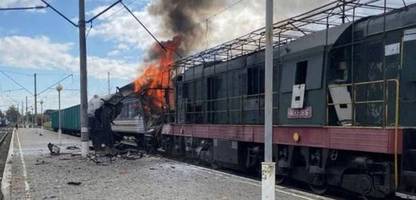 Ukraine-Russland-Krieg: Kyjiw meldet zahlreiche Verletzte nach Drohnenangriff auf Zug