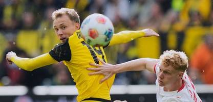 Fußball-Bundesliga: Borussia Dortmund und RB Leipzig spielen im Topspiel Remis