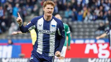 Herthas Top-Torjäger Grönning ist ungeplant erfolgreich
