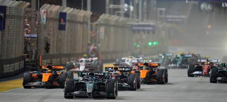 George Russel fährt zu Start-Ziel-Sieg in Singapur