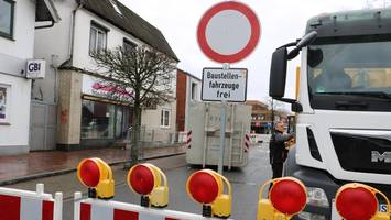 Monatelange Sperrung: Hamburger Straße wird Einbahnstraße