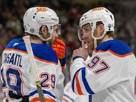 Superstar-Kollege McDavid bleibt: Leon Draisaitl bekommt zum NHL-Start die denkbar beste Nachricht