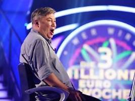 wer wird millionär?: günther jauch lacht über chris talls witze-schreiber