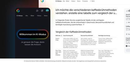 Google startet KI-Suche in Deutschland