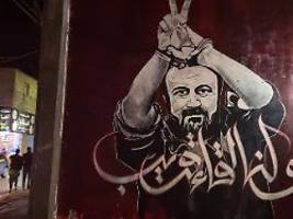 Für fünffachen Mord verurteilt: Israel will Fatah-Führer Barghuti nicht freilassen