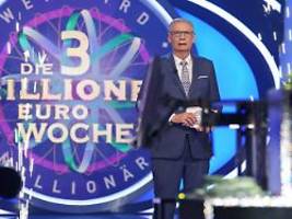 wer wird millionär?: das 3-millionen-euro-woche-feuerwerk bleibt aus