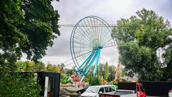 Spektakel im Spreepark: Neues Riesenrad mit überraschender Optik