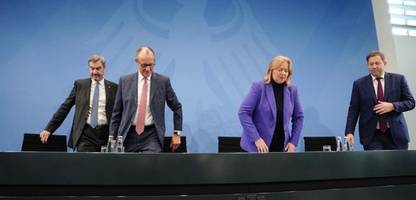 schwarz-rote koalition: regierung stellt nach koalitionsausschuss ergebnisse vor