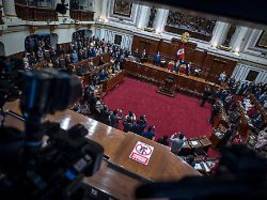moralisch ungeeignet: perus parlament setzt präsidentin boluarte ab
