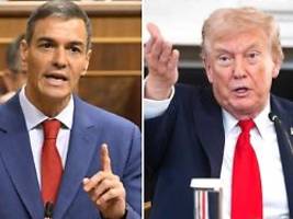 Streit um Verteidigungsausgaben: Trump droht Spanien mit Nato-Ausschluss
