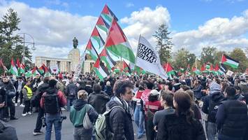 Nach Waffenruhe in Gaza: 14.000 Menschen ziehen durch Berlin