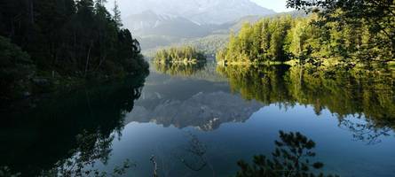 massentourismus am eibsee: eibseestraße wegen demonstration mehrere stunden gesperrt