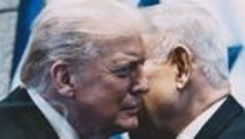 Donald Trump in Israel: Ungeniert, aber mit einem Plan