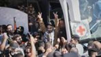 Nahost: Israel beginnt mit Freilassung von Palästinensern