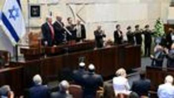 Nahost: Jetzt live: Das sagt Donald Trump vor der Knesset