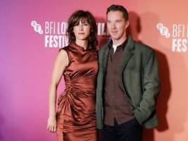 Mit Frau Sophie Hunter in London: Benedict Cumberbatch legt Glamour-Auftritt hin