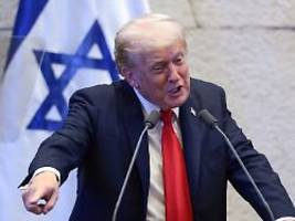 Viele große Worte im Parlament: Trump ruft bei Rede in der Knesset neues Zeitalter aus
