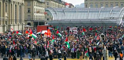 Bern: Pro-Palästina-Demo eskaliert in der Schweiz
