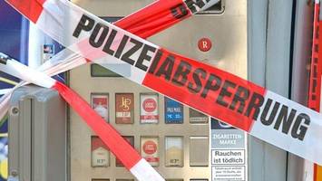 zigarettenautomaten gesprengt – täter flüchte ohne beute