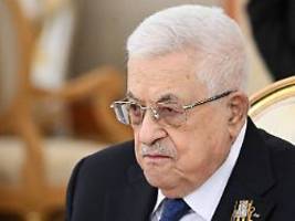 Mehrere Personen erschossen: Palästinenserpräsident Abbas nennt Hinrichtungen durch Hamas abscheulich
