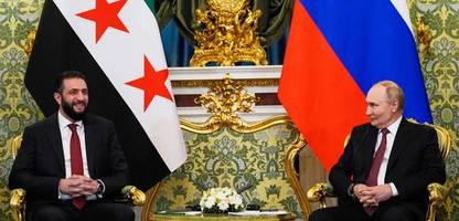 Wladimir Putin empfängt Syriens De-facto-HerrscherAhmed al-Sharaa in Moskau