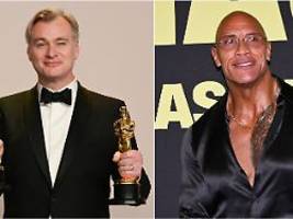 Unglaubliche Performance: Christopher Nolan würde Dwayne Johnson den Oscar verleihen