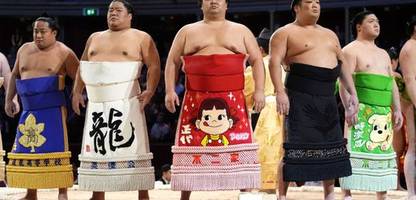 sumo-event in london: die schweren herren der ringe