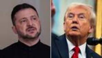 Wolodymyr Selenskyj und Donald Trump: Live: Trump empfängt Selenskyj in Washington