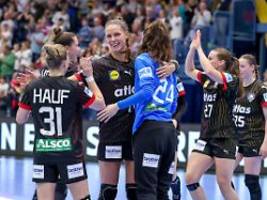Spielerisch geht da noch was: Handballerinnen siegen zum Quali-Auftakt gegen Nordmazedonien souverän