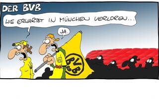 Die Fußballgötter: Wenn der BVB nach München reist...