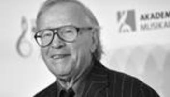 musiker: deutschlands könig des jazz - klaus doldinger ist tot