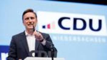 Debatte: CDU in Niedersachsen: Brandmauer zur AfD steht