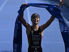 Furiose Triathletin Tertsch: Deutsche schafft WM-Sensation und ist absolut überwältigt
