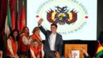 Senator wird Staatschef: Ende der linken Ära in Bolivien: Paz gewinnt Präsidentenwahl