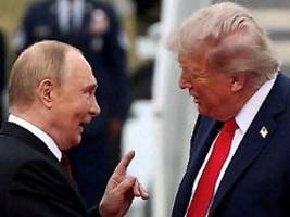 was wird aus dem donbass?: mit putin säuselt trump, selenskyj schreit er an