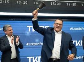 weit höher bewertet als erwartet: u-bootbauer tkms glänzt beim börsen-debüt