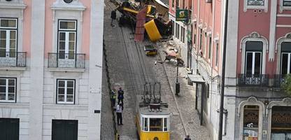 Seilbahnunglück in Lissabon: Beschädigtes Seil der Elevador da Glória entsprach offenbar nicht den Normen