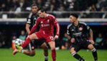 champions league, 3. spieltag: frankfurt verliert gegen liverpool, bayern siegt klar gegen brügge