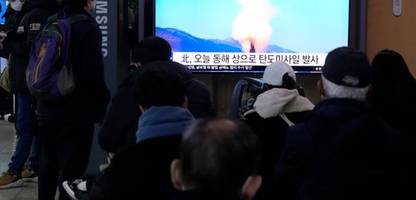 nordkorea: ballistische rakete vor apec-gipfel mit donald trump und xi jinping in südkorea abgefeuert