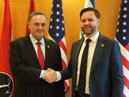 Trump spricht Drohung aus: Vance liest Israel die Leviten: Dummer politischer Stunt