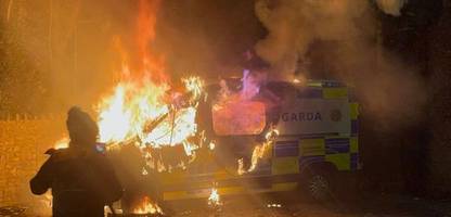 irland: dritte nacht mit ausschreitungen vor asylhotel in dublin