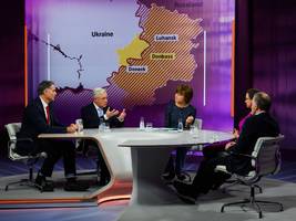 maybrit illner: talker, die auf frontverläufe starren