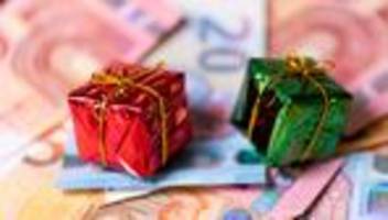 sonderzahlung: weihnachtsgeld für jeden zweiten - große spanne