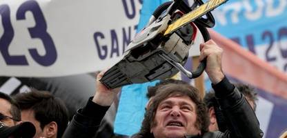 Argentinien: Präsident Javier Milei unter Druck - Mileis Kettensäge wird stumpf