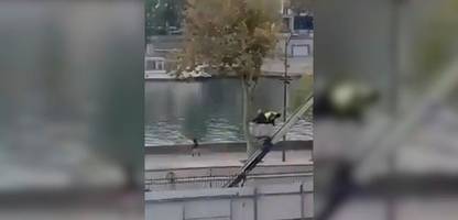 Louvre in Paris: Video zeigt Flucht der Juwelendiebe mit deutschem Lastenaufzug