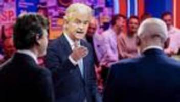 Parlamentswahl in den Niederlanden: Vorsprung von Wilders' Partei in Umfrage deutlich verkleinert