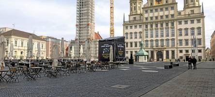 Bäume auf dem Augsburger Rathausplatz: Aus der CSU kommt jetzt Gegenwind