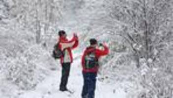 Wintergruß: Erster Schnee der Saison - Kurzes Intermezzo