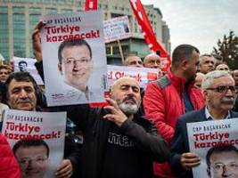 Inhaftierter Erdogan-Rivale: Proteste bei Spionage-Prozess gegen Imamoglu
