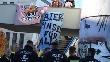 So reagieren die Behörden auf die Forderung der Bierpinsel-Besetzer